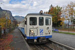 Bayerische Zugspitzbahn Nr 213 @ Bahnhof Garmisch am 10.10.2017