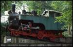 Dampf Denkmal Lok der Drachenfelsbahn am 20.6.1993 an der Talstation in Königswinter.