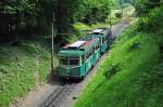 Zahnradbahn am Drachenfels bergabwrts nach Knigswinter - 13.06.2010