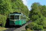 ET3 ( Baujahr 1957 ) und ET4 ( Baujahr 1959 ) am 12.5.2012 auf der Drachenfelsbahn.