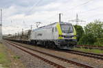 Am 14.05.2020 fuhr 159 102 als Güterzug durch Saarmund in Richtung Ludwigsfelde.