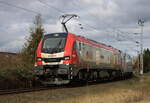 LWC 159 219+186 299 mit Kesselzug von Rostock-Seehafen nach Großkorbetha am Vormittag des 05.03.2022 in der Güterumfahrung beim Rostocker Hbf