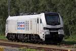 RCM 159 218-7 in Diensten von ECCO rail abgestellt in Castrop-Rauxel vom Bahnsteigende Gleis 2 und 3 aufgenommen 27.8.2023