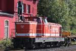 RVM 28(423 013) mit Langschienenzug am 1.10.11  ...