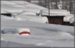 Eingeschneit in Oberwald, Mannschaftswagen ...  Herbert Graf 15.01.2012