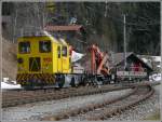 dienst--und-rangierloks Tm 9921 in Langwies. (25.03.2010)