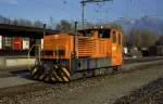 dienst--und-rangierloks Tm2/2 93  Untervaz  01.11.97