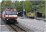 RE1149 mit Ge 4/4 III 641^ Maienfeld f�hrt in Filisur ein. ...