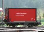 MGB - Diesnstwagen X 4991 in Oberwald am 25.09.2009  ...