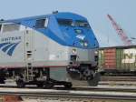 Diesel locomotive of Amtrak nummer 177, Burlington, Iowa 52601 sitting ...