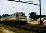Zwei F40PH von Amtrak (Nr. 228 u. a.) f�hren den ...