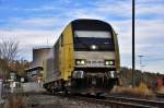 ER 20 004 vor dem Tanklager in Marktredwitz am 30.10.2010 ...