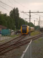 Hier eine Doppeltraktion DM 90 abgestellt im Bahnhof von Enschede. ...