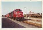 DSB Ltr MY 1147 in Nakskov ( Lollandsbanen ) 14/3 1973