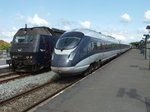 605 006 in DSB-Lackierung am 14.05.16 in Nykobing (Dänemark).