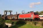 EG3107 mit ihrem Güterzug aus Skandinavien fuhr am 25.8.17 ihrem Zielbahnhof Maschen entgegen.