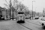 København / Kopenhagen Københavns Sporveje SL 6 (DÜWAG-GT6 811) København K, Slotsholmen, Christiansborg Slotsplads / Højbro am 15. Januar 1969.