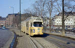 København / Kopenhagen Københavns Sporveje SL 6 (DÜWAG-GT6 803) København K, Slotsholmen, Christiansborg Slotsplads am 2.