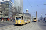 København / Kopenhagen Københavns Sporveje SL 6 (DÜWAG-GT6 803) København V, Vesterbro, Vesterbrogade / Trommesalen am 6.