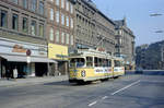 København / Kopenhagen Københavns Sporveje SL 6 (DÜWAG-GT6 815) København V, Vesterbro, Vesterbrogade / Absalonsgade am 6.