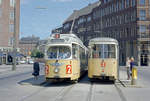 København / Kopenhagen Københavns Sporveje SL 2 (DÜWAG/Kiepe-GT6 890 / 840) Rosenørns Allé / Julius Thomsens Gade / Julius Thomsens Plads / Radiohuset / Forum am 12.