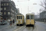 København / Kopenhagen Københavns Sporveje SL 7 (Tw 564 / DÜWAG/Kiepe-GT6 870) København K, Zentrum, Gothersgade / Sjæleboderne am 25. März 1970. - Scan eines Farbnegativs. Film: Kodak Kodacolor X.