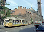 København / Kopenhagen Københavns Sporveje SL 5 (DÜWAG/Kiepe-GT6 884) København V, Stadtmitte, Vester Voldgade / Stormgade am 29.