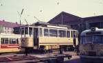 Kbenhavn / Kopenhagen KS Triebwagen 266 Sundby remise im Mai 1969.