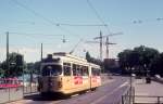 Kbenhavn / Kopenhagen KS SL 5 (DWAG-GT6 890) Amager Boulevard / Thorshavnsgade im Juli 1971.