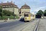 København / Kopenhagen Københavns Sporveje SL 10 (Tw 600 + Bw 15xx) Centrum (København K), Sølvgade / Øster Voldgade am 10.