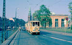 København / Kopenhagen Københavns Sporveje SL 10 (Tw 532) Centrum, Slotsholmen, Vindebrogade im Juni 1968.