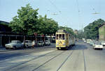 København / Kopenhagen Københavns Sporveje SL 10 (Tw 595) Vesterbro, Tietgensgade im Juni 1968.