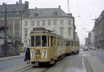 København / Kopenhagen Københavns Sporveje SL 7 (Tw 610 + Bw 15**) København K, Zentrum, Gothersgade / Kronprinsessegade am 25. März 1970. - Scan eines Farbnegativs. Film: Kodak Kodacolor X.