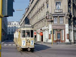 København / Kopenhagen Københavns Sporveje SL 7 (Tw 514 + Bw 15**) København K, Centrum, Kongens Nytorv am 14. April 1971. - Scan eines Farbnegativs. Film: Kodak Kodacolor X.