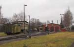 Das Bw der D�llnitzbahn ...  Frank Thomas 24.01.2012