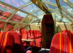 Innenraum Aussichtskanzel des historische Rheingold-Wagen (Dome-Car) 56 80 81-80 002-7 ...
