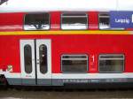 Details eines 50 80 36-33 038-1 DABbuzfa Steuerwagens in Leipzig ...