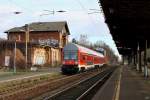 RB 26717 nach Wei�enfels h�lt am 28.11.2009 in Leipzig-Leutzsch.  ...