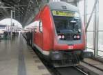 Hier ein von Brandenburg Hbf. nach Eisenh�ttenstadt, dieser Zug stand ...