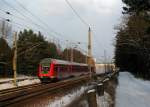 doppelstock-steuerwagen-3-gattung Spotlight f�r den RE 2 nach Cottbus am 18.12. durch Bestensee.