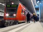 RE 5 nach Lutherstadt Wittenberg am 13.02. in Berlin Hbf. ...