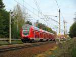 Ein RE 2 nach Cottbus am 24.04. durch Bestensee. Ab ... Ein RE 2 nach Cottbus am 24.04. durch Bestensee. Ab ...