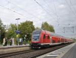 Dosto Steuerwagen f�hrt mit ...  Thomas Flebbe 03.10.2011
