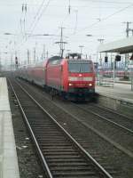 dortmund-hbf Hier f�hrt 146003 mit einem RE6 nach Minden am 20.02 in den Dortmunder Hbf ein.