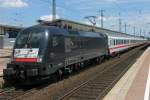 ES64U2-30 im Dortmunder Hauptbahnhof 6.6.2010   ...
