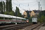 Zugtreffen am Heimeranplatz. RE ...  D  19.08.2010