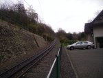 Drachenfelsbahn Die Auffahrt der Drachenfelsbahn in Richtung Bergstation