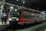642 156/656 steht am 28.11.2009 in Dresden Hbf.  ...