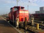 Eine Rangierlok (362 937-5) stand am 26.03 auf dem Abstellgleis ...