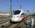 dresden-hbf ICE bei der Ausfahrt aus dem Dresdner HBF in Richtung Dresden Reick zur Reinigung.
23.04.2010